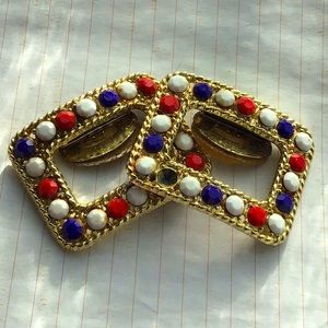 Patriotic Shoe Clips